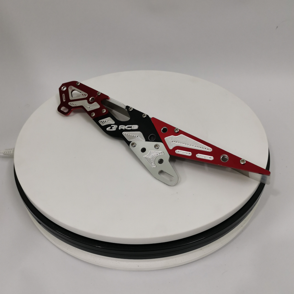 Cacte Satria Che Sên, Carte Chắn Xích, Nhôm CNC Cho Raider, Satria Lô Gô Suzuki RCB Giao Ngẫu Nhiên