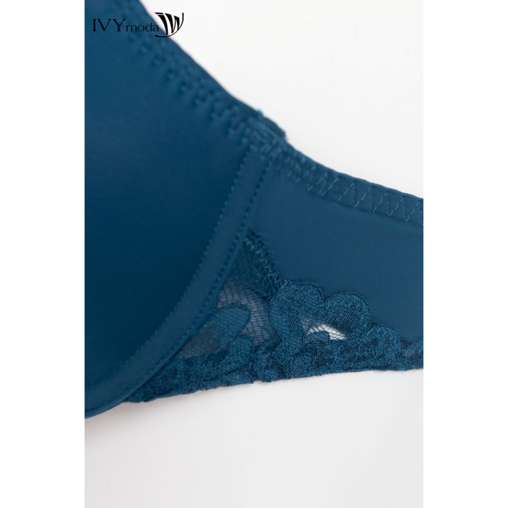 Áo bra phối ren nâng ngực nữ IVY moda MS 14X1409