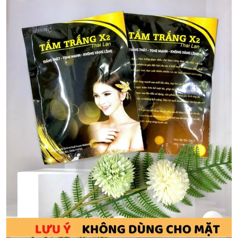 Tắm trắng Thái Lan x2 không châm chích, không vàng lông,không trắng ảo