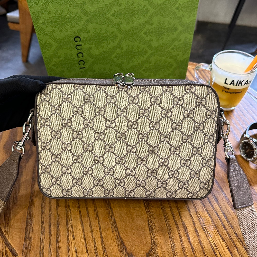 Túi đeo chéo, cầm tay Gucci Ophidia họa tiết monogram tag GG LA on web fullbox bill thẻ