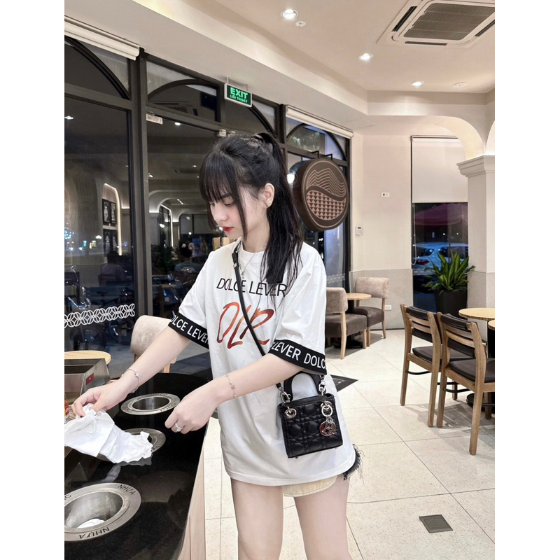 Áo phông DOL in ngực và tay TTA876