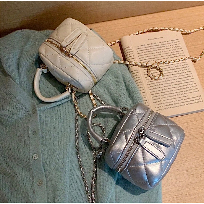 Cốp mini có quai xách size bé 12cm