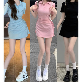 Váy polo nữ ngắn dây rút eo sexy Firstdateclothing 79