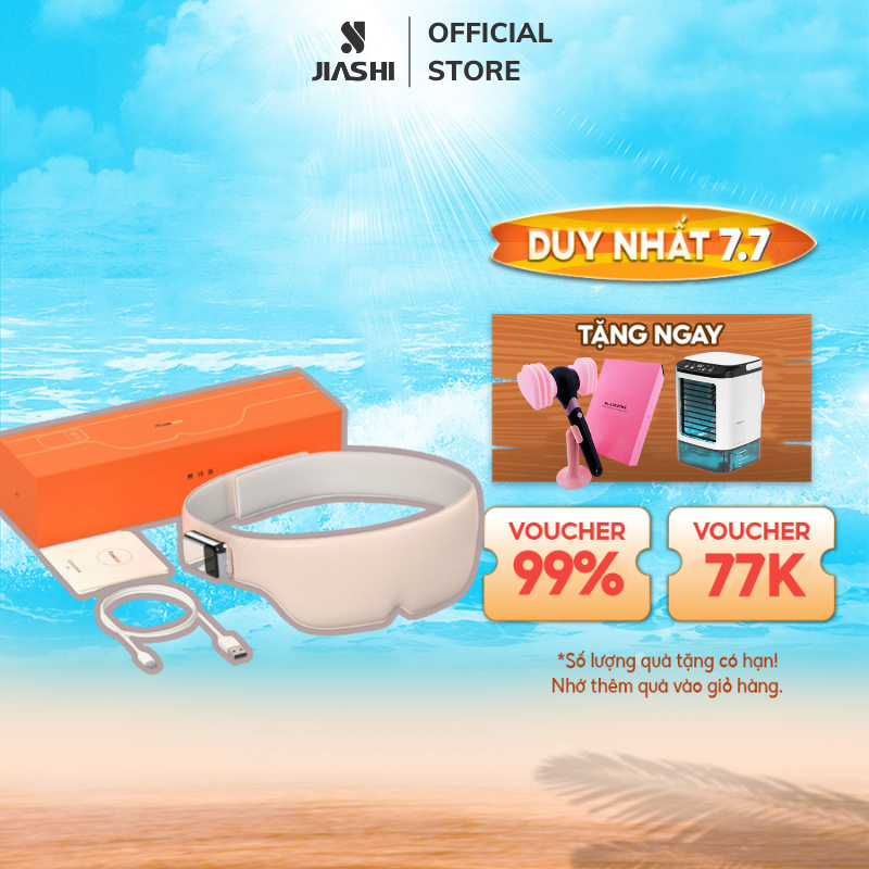 Máy massage mắt JIASHI mát xa xoa dịu chống mỏi mắt giảm quầng thâm khi tiếp xúc nhiều với máy tính điện thoại MSM01