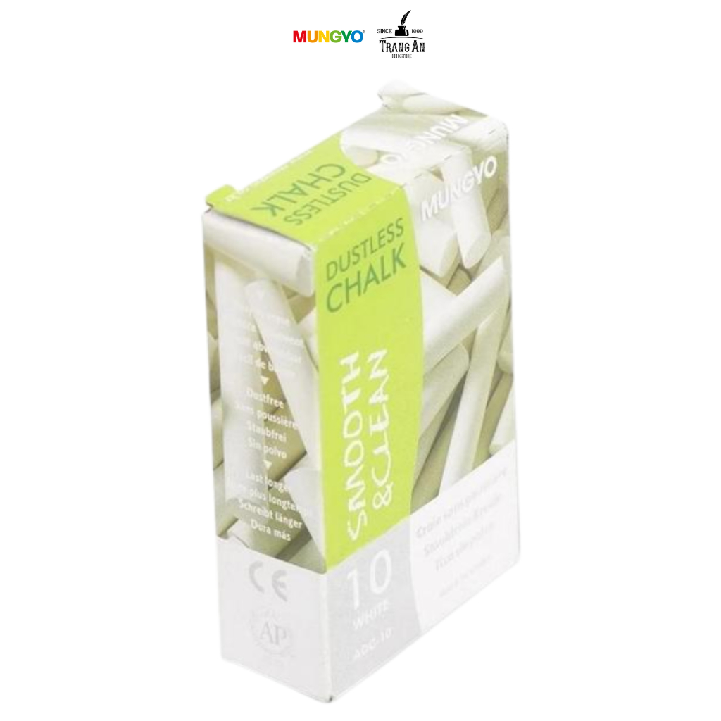 Phấn trắng không bụi Mungyo (10viên/hộp) ADC-10-3001