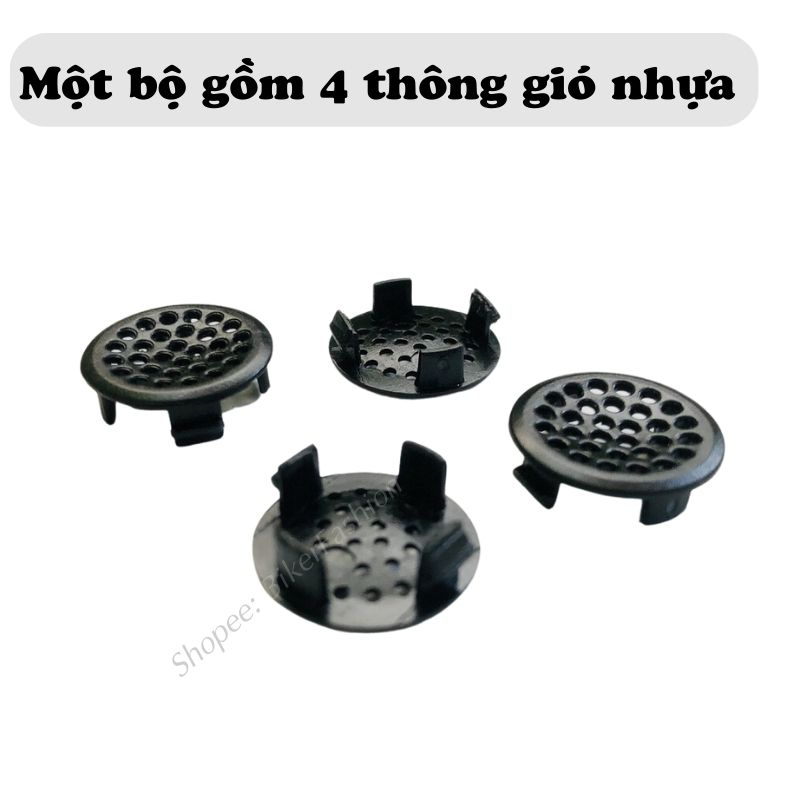 Bộ 4 Nút Thông Gió Mũ Bảo Hiểm Royal M139 Kính Âm