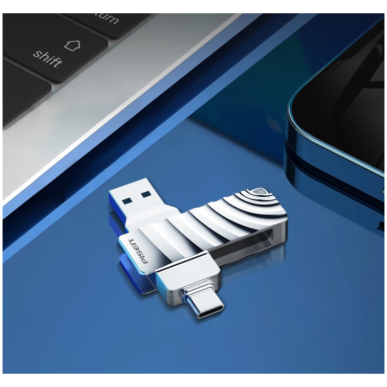 PISEN TYPE-C & USB 3.2 U DISK 64GB / 128GB