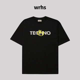 WRHS - Áo thun Oversized Happy Techno Unisex
