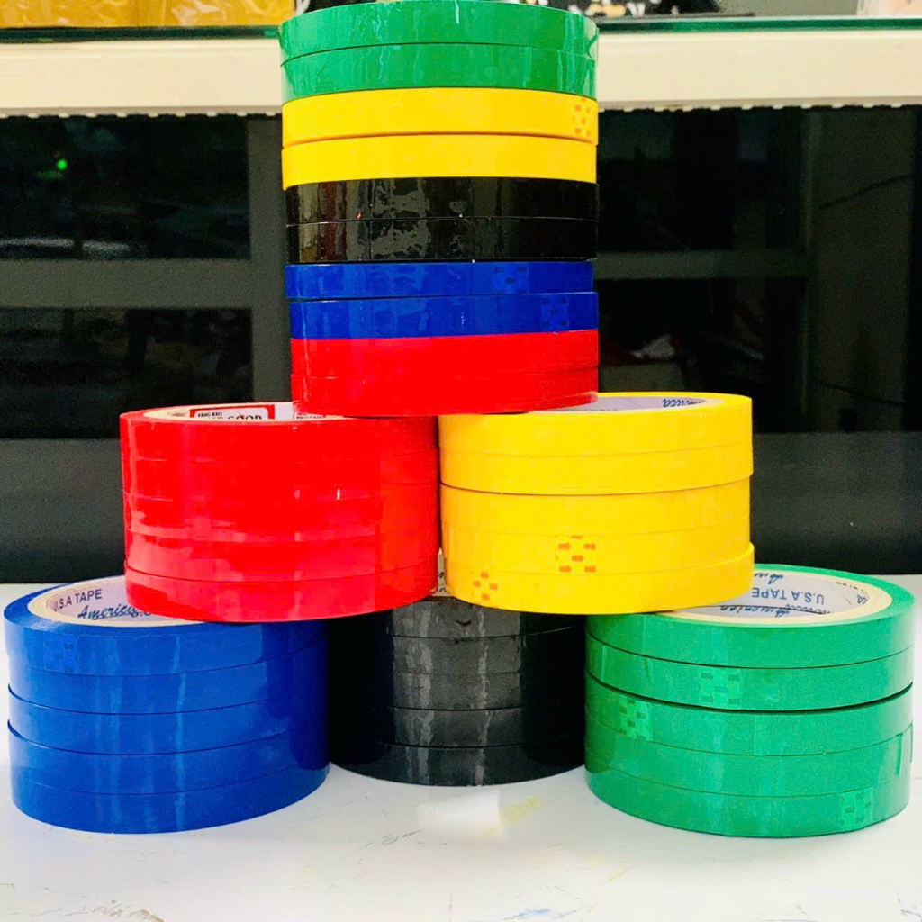 Cuộn băng keo 12mm dán viền hộp bánh kẹo,hạt điều