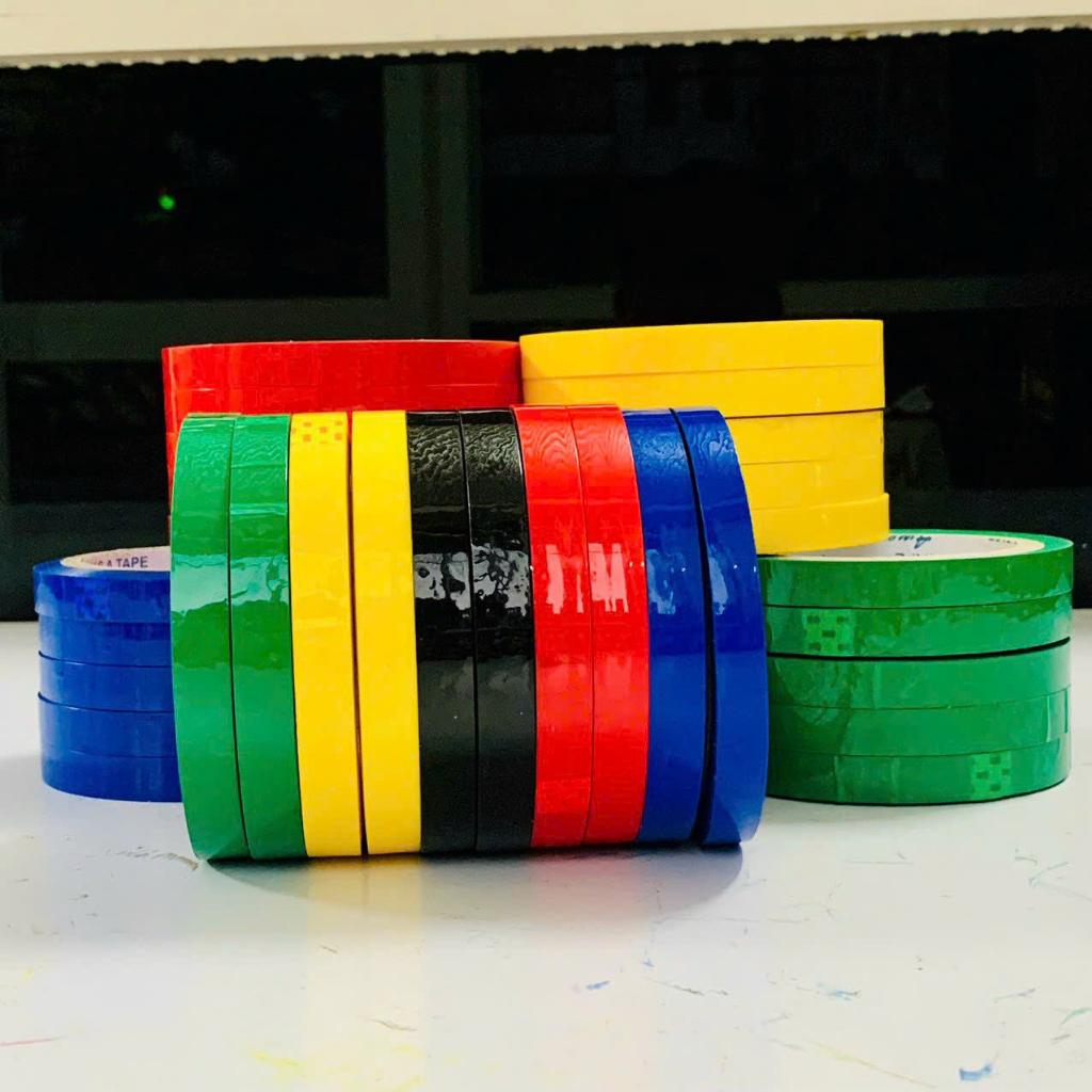 Cuộn băng keo 12mm dán viền hộp bánh kẹo,hạt điều