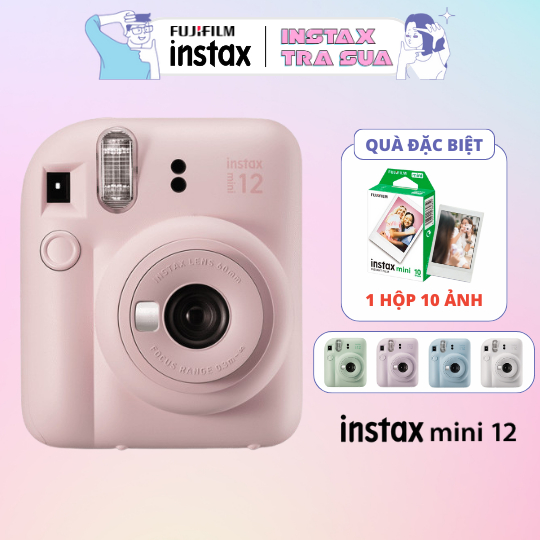 Instax Mini 12 - Mini 11 - Máy ảnh lấy ngay Fujifilm Chính hãng - BH 1 năm