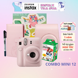 Hình ảnh Combo Instax Mini 12/ Mini 11 - BỘ MÁY và phụ kiện chụp ảnh lấy liền Fujifilm Instax - Bảo Hành Chính hãng 1 năm chính hãng
