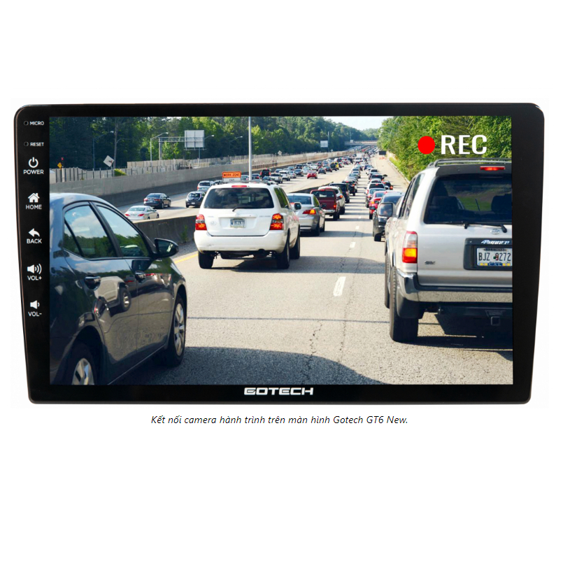 Màn hình  android GOTECH GT6 9inch, 10ich. TẶNG MẶT DƯỠNG theo xe oto. Màn android xem camera oto...