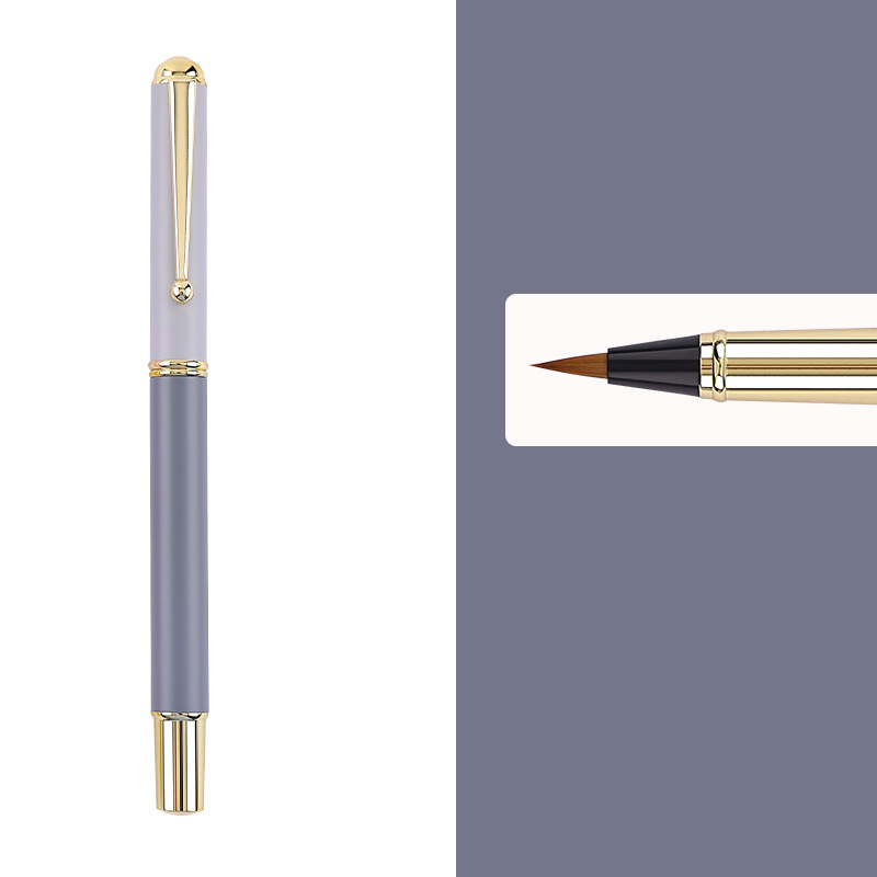 Bút viết chữ hán TAKE, Bút lông viết thư pháp bơm mực KÈM ống cấp mực tiện dụng