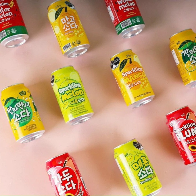 NƯỚC SODA HÀN QUỐC LON 350ML