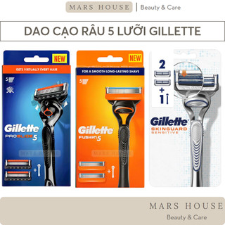 Dao cạo râu 5 lưỡi Gillette Fusion