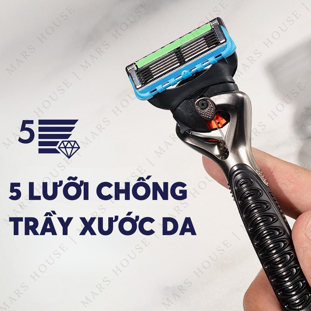 Dao cạo râu 5 lưỡi Gillette Fusion