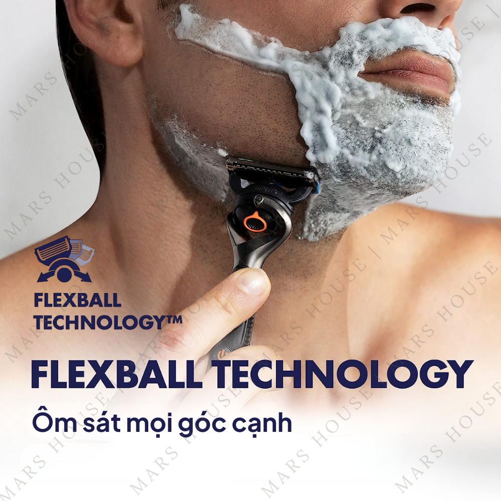 Dao cạo râu 5 lưỡi Gillette Fusion