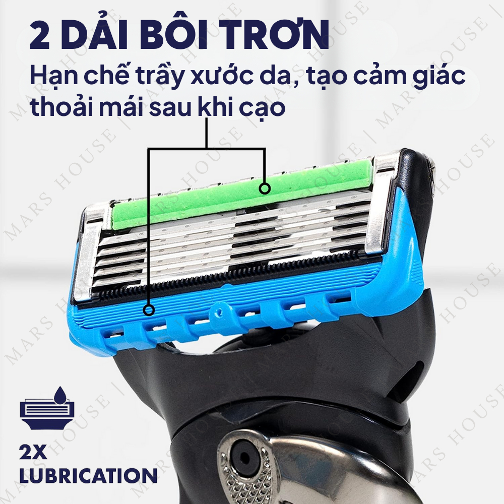 Dao cạo râu 5 lưỡi Gillette Fusion