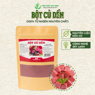 Bột Củ Dền Đỏ Nguyên Chất 100% Organic - Bột Tạo Màu Tự Nhiên Cho Bé Ăn Dặm, Làm Bánh Và Thực Phẩm Khác