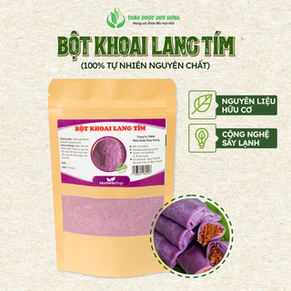 Bột Khoai Lang Tím 100% Nguyên Chất Làm Bánh, Nấu Chè, Làm Thạch - Bột Rau Củ Sấy Lạnh Tự Nhiên Thảo Dược Duy Hưng