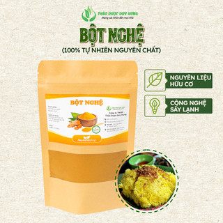 Bột Nghệ Vàng Khô Nguyên Chất 100% Organic - Bột Tạo Màu Từ Rau Củ Thiên Nhiên Thảo Dược Duy Hưng