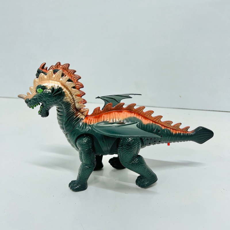 Khủng Long 2 Đầu Chạy Pin Di Chuyển Có Phát Đèn và Nhạc