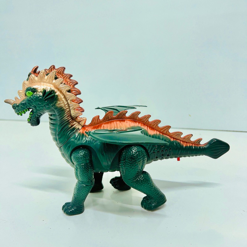 Khủng Long 2 Đầu Chạy Pin Di Chuyển Có Phát Đèn và Nhạc