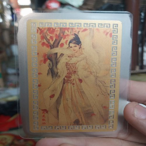 Kim bài linh phù cửu vĩ hồng hồ ly