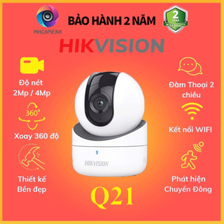 Camera ip 2m wifi hikvision q1 1080p - model ds-2cv2q21efd-iw c6n c6cn c1c a22ep