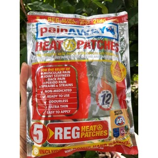 🌲🌲🌿Miếng dán nhiệt Pain Away_5 miếng của Úc + Bonus hand warmers Date xa