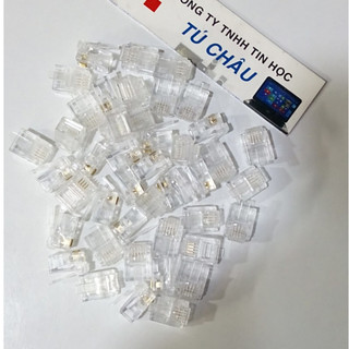 Đầu rj11 4 line túi 10 đầu / 20 đầu / 50 đầu / 100 đầu