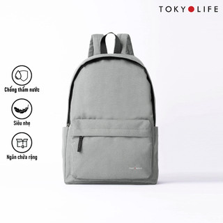 Balo chống nước thời trang TOKYOLIFE nam nữ nhiều màu thiết kế basic nhiều ngăn siêu nhẹ chất liệu cao cấp C8BPK300K