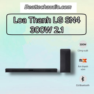 Loa thanh soundbar lg sl4 2.1ch, công suất 300w và loa soundbar bluetooth lg sn4 2.1 300w