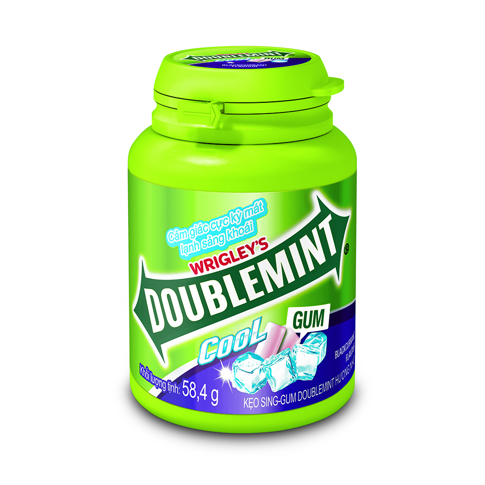 [Quà tặng không bán] Kẹo Sing-gum Doublemint Hương Nho 40 viên