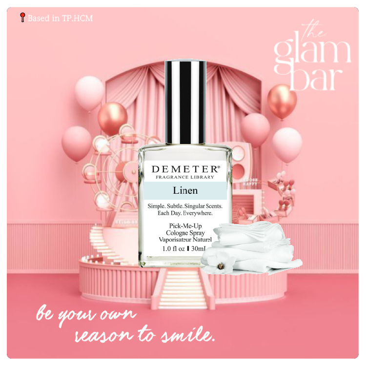 𝐭𝐡𝐞𝐠𝐥𝐚𝐦𝐛𝐚𝐫 ★ Nước hoa Linen by Demeter Cologne - 10мl