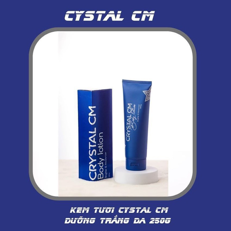 Kem tươi Crystal CM Chu Hằng làm trắng da bật tone 250g