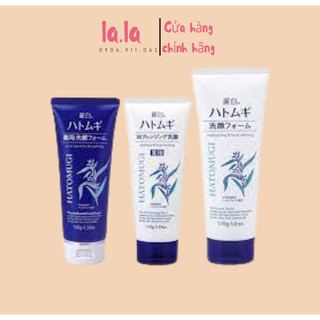 Sữa rửa mặt trắng da Hatomugi Cleansing Foam hạt Ý Dĩ 130g/170g