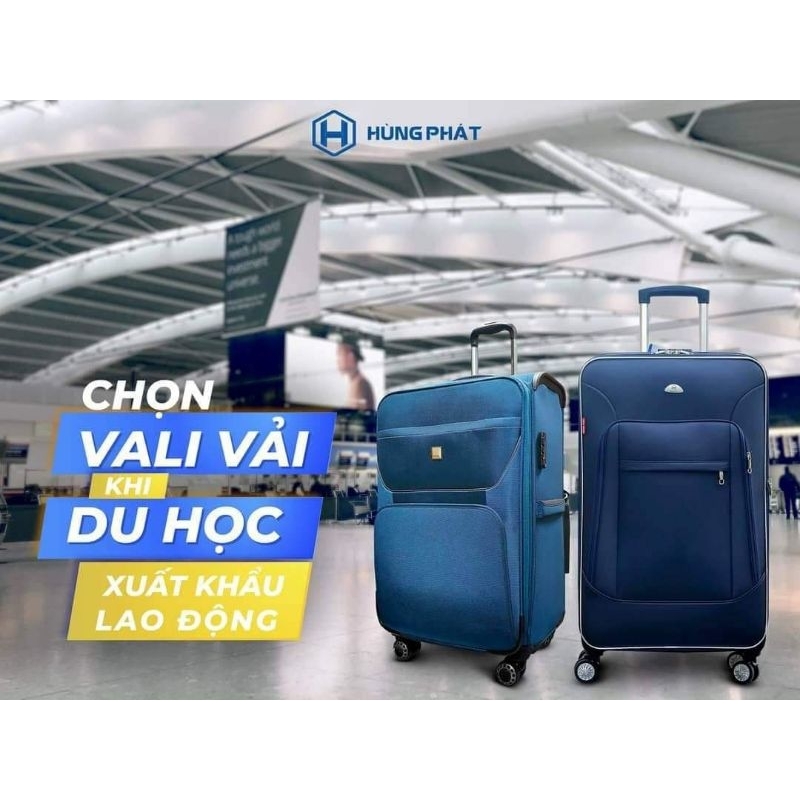 Vali Vải Size 24 Hùng Phát chính hãng, rẻ bền đẹp
