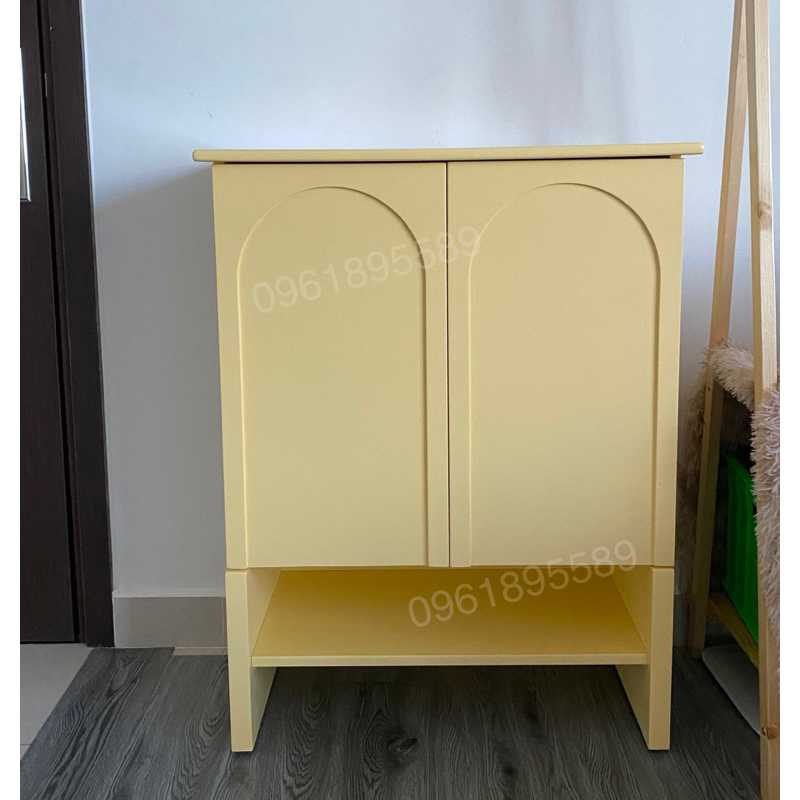 Tủ giầy 2 cánh nẹp C90xN70xS35 #cowo