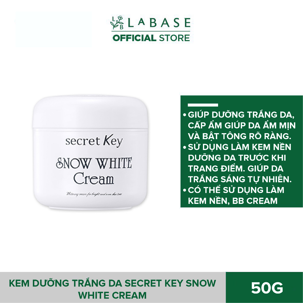 Kem dưỡng trắng da Secret Key Snow White Cream 50g