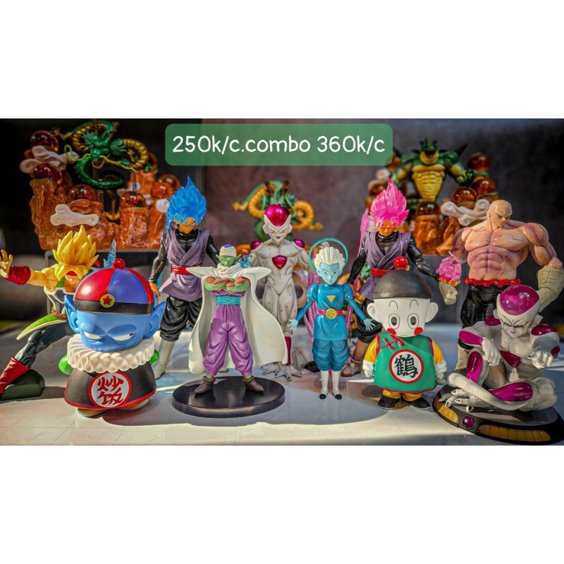 Combo mô hình Dragon ball Mabuu, songoku, trunk, bardock, piccolo tự chọn giá siêu đẹp