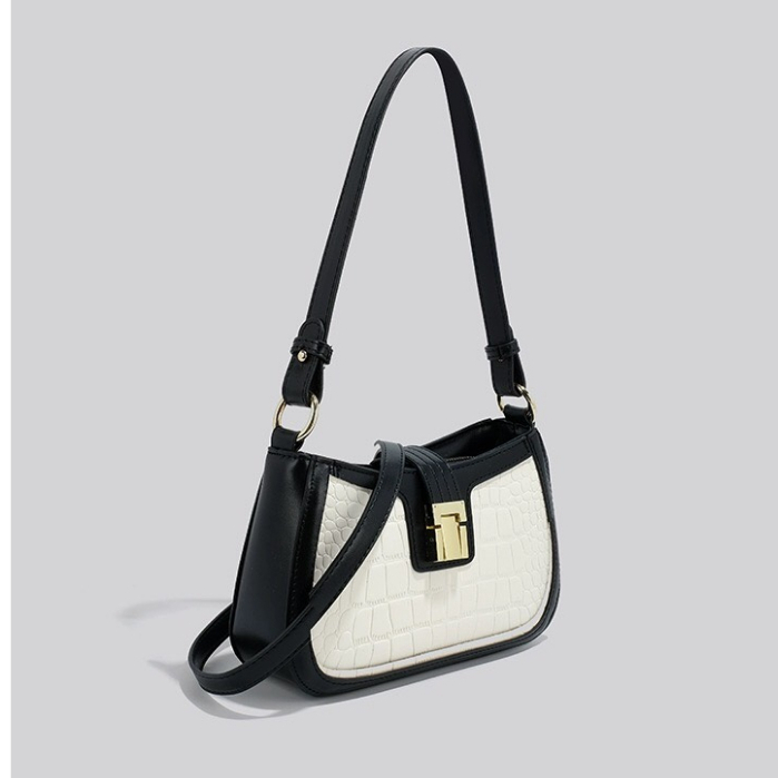 Túi đeo chéo , tặng thêm dây đeo vai, vân da rắn khóa gài SL104