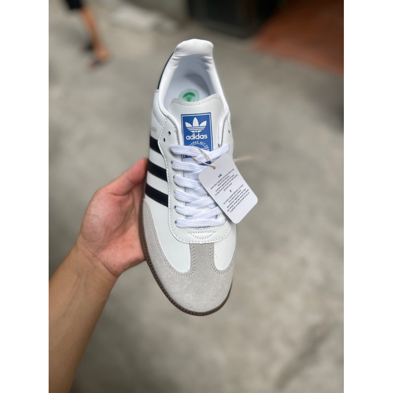 Giày Samba đen trắng phiên bản cao cấp