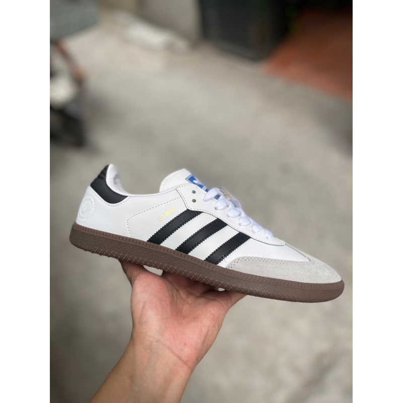 Giày Samba đen trắng phiên bản cao cấp