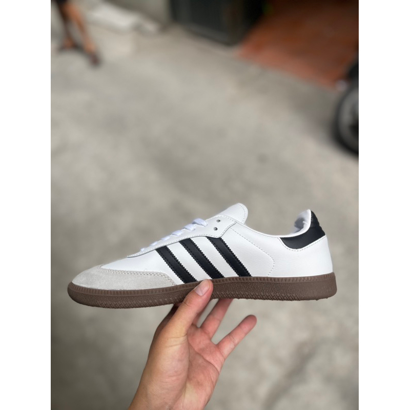 Giày Samba đen trắng phiên bản cao cấp