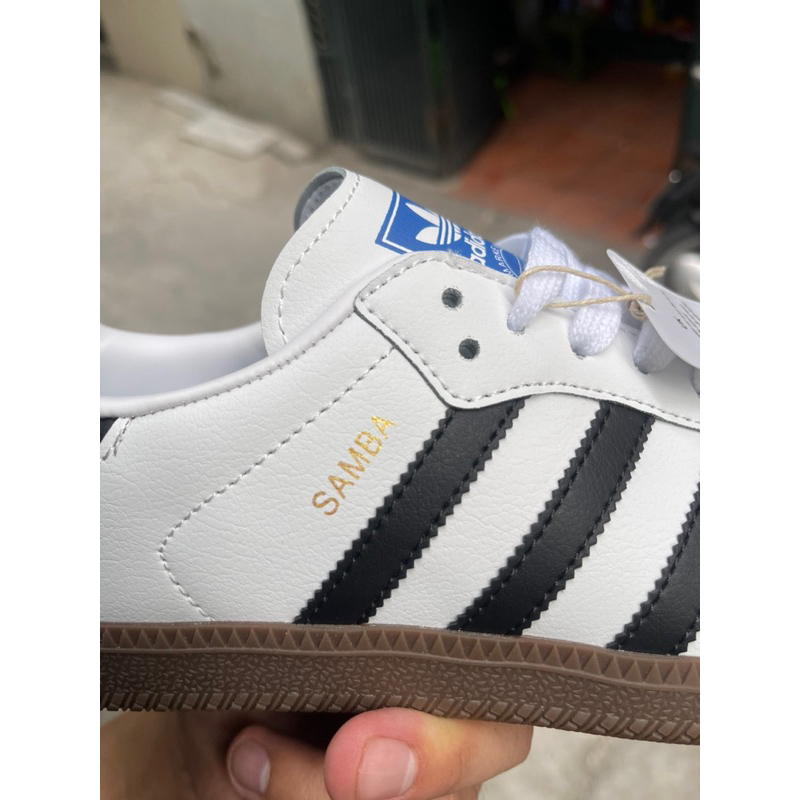 Giày Samba đen trắng phiên bản cao cấp
