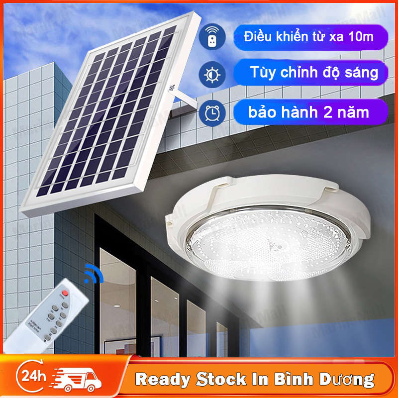 【Bảo hành 2 năm】đèn led năng lượng mặt trời,Đèn thả trần,IP67 300W đèn ốp trần trong nhà 5730LED với điều khiển từ xa