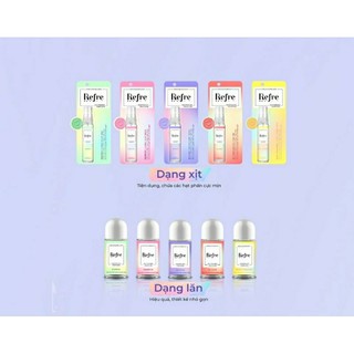 Xịt khử mùi refre trắng da hương nước hoa