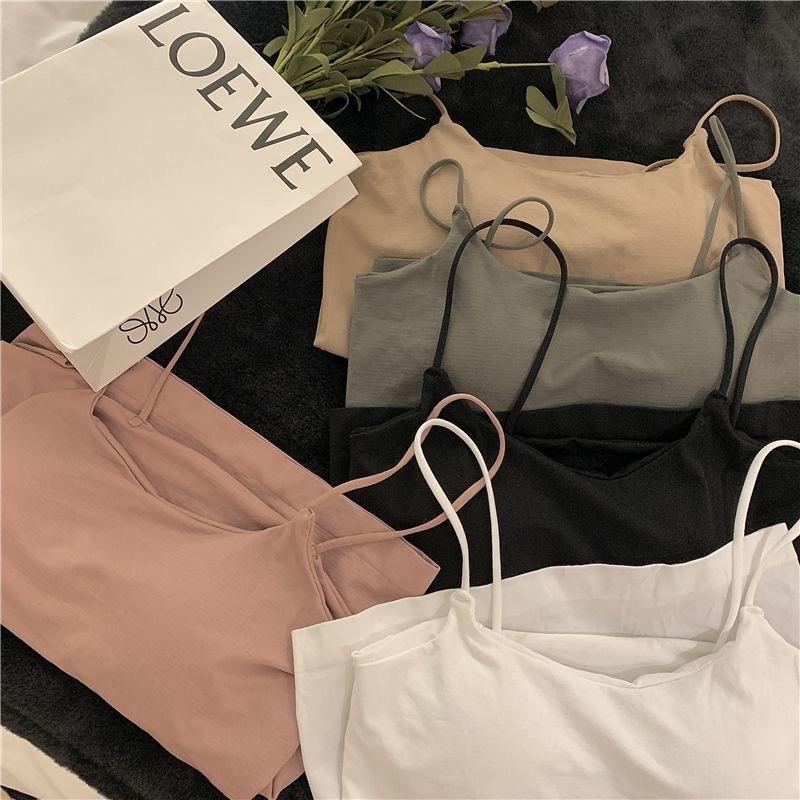 Áo bra 2 dây có mút đệm không đường may thời trang B103